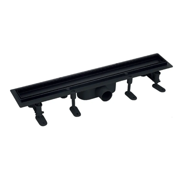 Душовий трап MIXXUS DRAIN-06-30 BLACK з пласт. основою і накладкою із нерж. сталі 70x300мм (MI6526) MI6526 фото