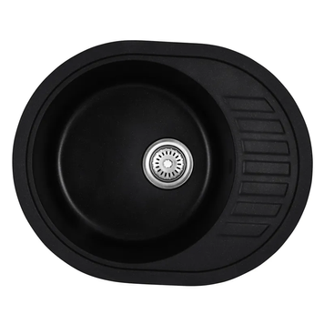 Мийка кухонна HAIBA HB8311-G226 BLACK 570x450x180 (HB0979) HB0979 фото