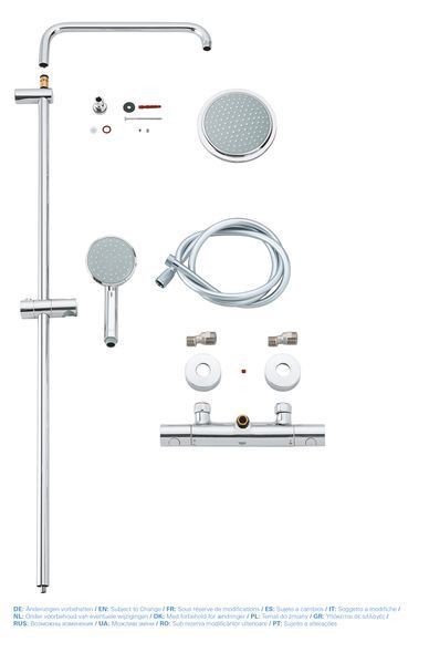 Душевая система с термостатом для душа Grohe New Tempesta Cosmop. System (27922000) 27922000 фото
