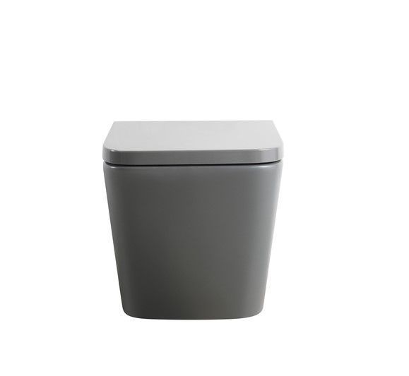 Унитаз подвесной Mixxus Premium QUADRO-0305-R GRAY 510x350x345mm система смыва RIMLESS (MP6656) MP6656 фото