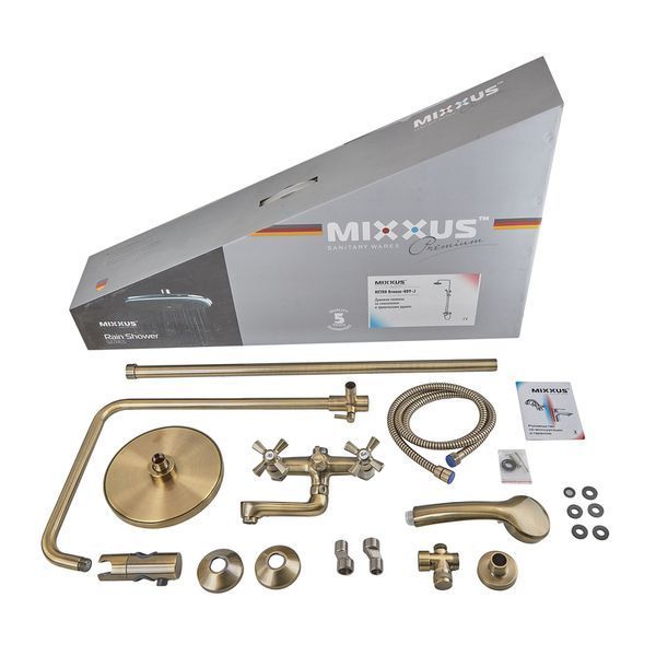 Душевая колонна со смесителем Mixxus Premium Retro Bronze-009-J (MI1655) MI1655 фото