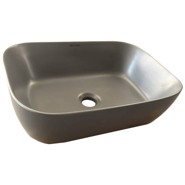 Раковина накладна Mixxus Premium DIVERSE-0116 GRAY 455x330x135mm (MP6651) MP6651 фото