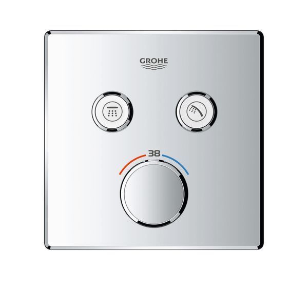 Термостат прихованого монтажу на 2 споживача Grohe Grohtherm SmartControl (29124000) 29124000 фото