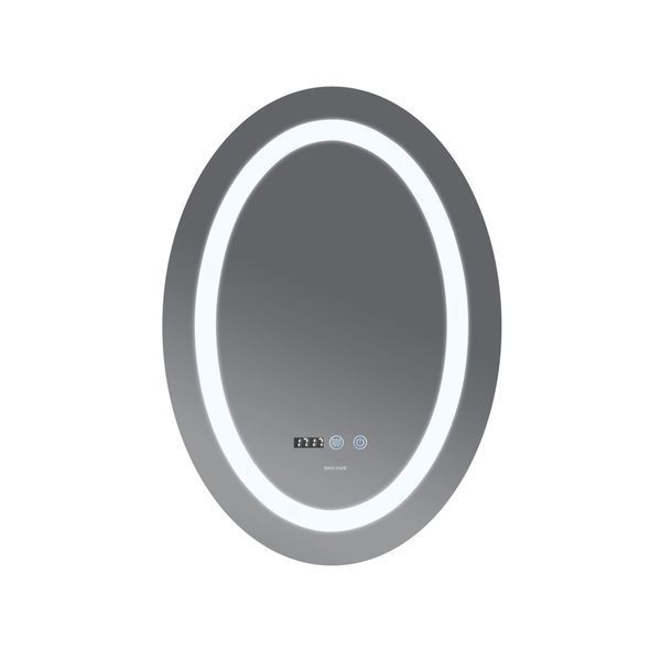 Зеркало Mixxus PLAIN MV02-50x70 с Led Touch, Anti-fog, димером, регулятором яркости, часами (MI6010) MI6010 фото