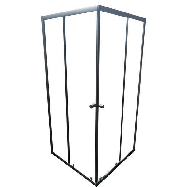 Душевая кабина без поддона Mixxus CUBIC SC01-90x90x185-TR GRAPHITE прозрачное стекло 4мм (MI6907) MI6907 фото
