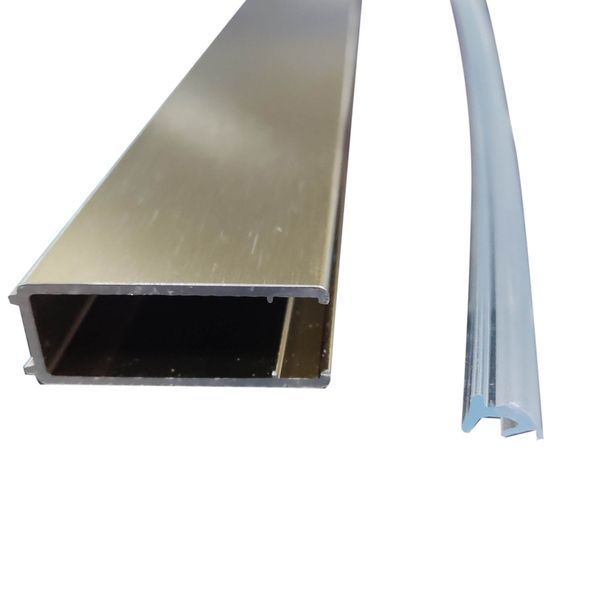 Душова перегородка Koer SR SP02-100x200-TR-12 Walk-In проз.скло Easy Clean 8мм, матове золото (KR5396) KR5396 фото