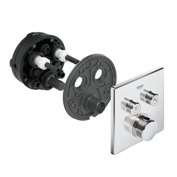Термостат прихованого монтажу на 2 споживача Grohe Grohtherm SmartControl (29124000) 29124000 фото