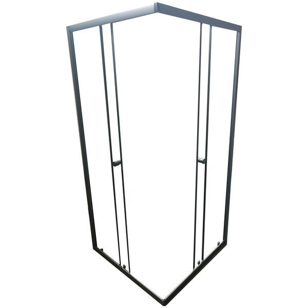 Душевая кабина без поддона Mixxus CUBIC SC01-90x90x185-TR GRAPHITE прозрачное стекло 4мм (MI6907) MI6907 фото