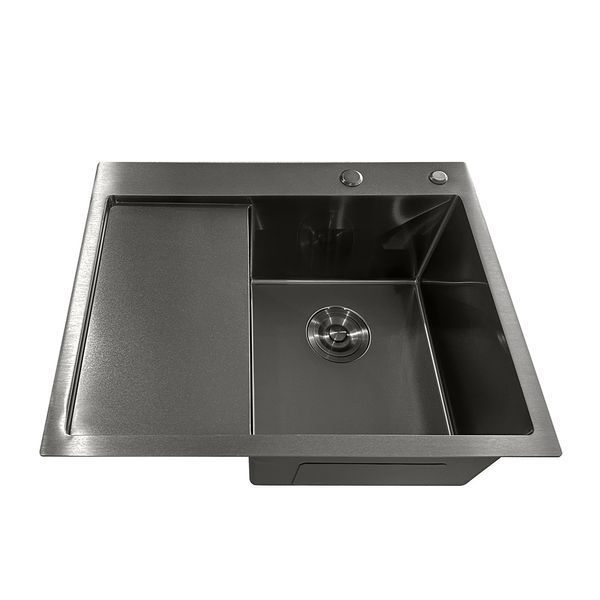 Мийка з нержавіючої сталі Mixxus MH6350R Nano-Black (3.0/0.8) колір графіт (MI7047) MI7047 фото