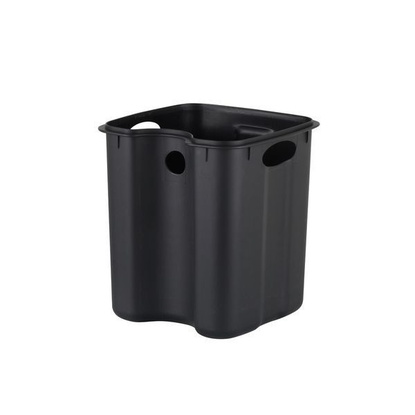 Мусорное ведро с плавным закрытием квадратное Zerix Kubix-TC0106 SS Color 6л цвет нержавейка (ZX5889) ZX5889 фото