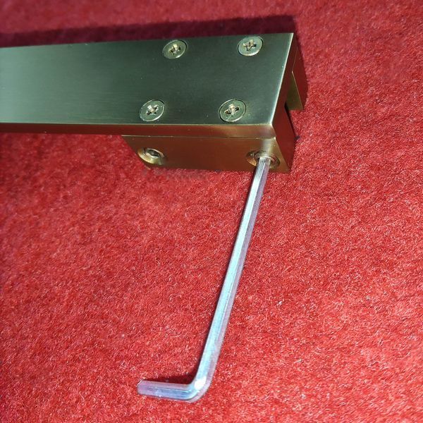 Душова перегородка Koer SR SP02-100x200-TR-12 Walk-In проз.скло Easy Clean 8мм, матове золото (KR5396) KR5396 фото