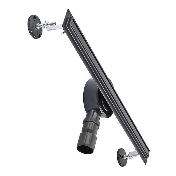Душовий трап з нерж. сталі SUS304 Mixxus Drain-05-60-Slim Black (30x600 мм) (Чорний) (MI6169) MI6169 фото