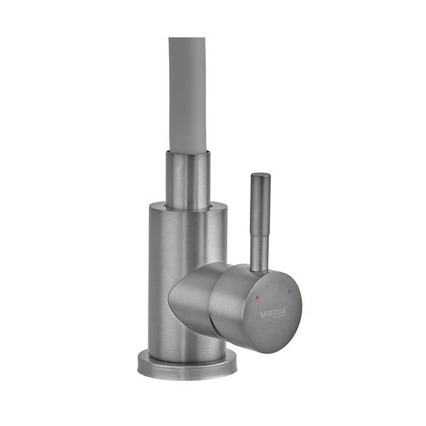 Смеситель для кухни MIXXUS SEO-011 GRAPHITE REFL.GRAY с силиконовым изливом из нерж.стали SUS304, цвет графит (MI8225) MI8225 фото