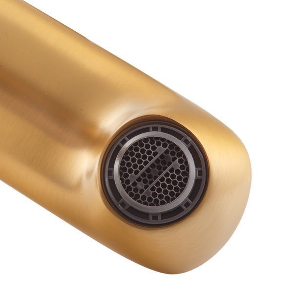 Смеситель для умывальника Haiba Milano 001 BRUSHED GOLD (HB9619) HB9619 фото