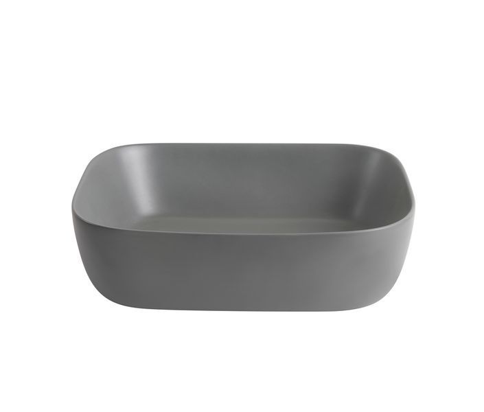 Раковина накладна Mixxus Premium DIVERSE-0116 GRAY 455x330x135mm (MP6651) MP6651 фото