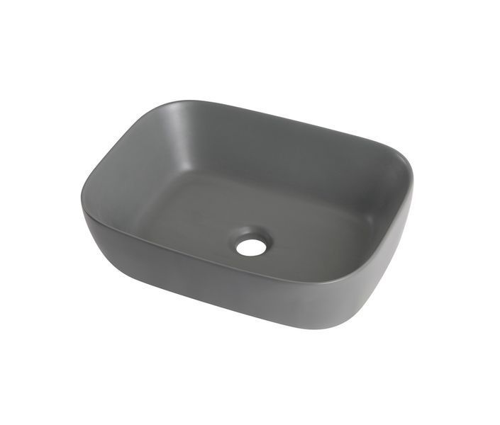 Раковина накладна Mixxus Premium DIVERSE-0116 GRAY 455x330x135mm (MP6651) MP6651 фото