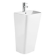Раковина моноблок Mixxus STYLE-1101 з отвором під змішувач та переливом 440х380х830mm (MI6696) MI6696 фото 1