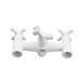 Смеситель для ванны Plamix Pablo -140 EURO SET White (со шлангом и лейкой) (PM0670) PM0670 фото 5