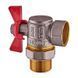 Кран з американкою кутовий, Waterpro WP400-20FMW-L - 3/4" ручка "метелик" червона (WP2896) WP2896 фото 2