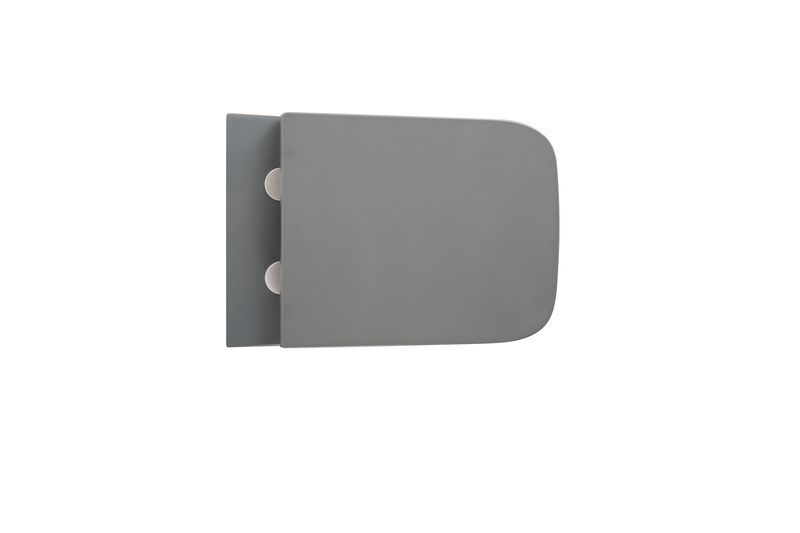 Унитаз подвесной Mixxus Premium QUADRO-0305-R GRAY 510x350x345mm система смыва RIMLESS (MP6656) MP6656 фото