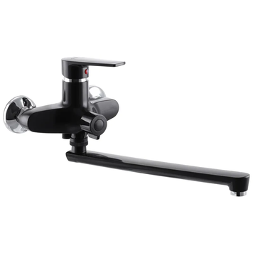 Змішувач для ванни Plamix Oscar-006 Euro Чорний (без шланга і лійки) (PM0600) PM0600 фото