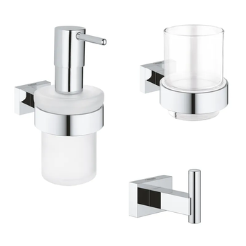Набор аксессуаров 3в1 Grohe Essentials Cube (BF40511EC) BF40511EC фото