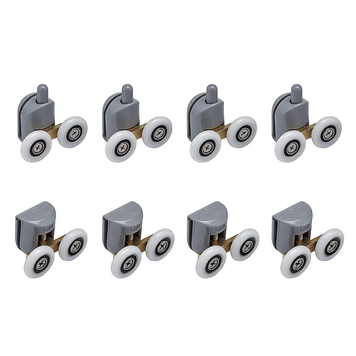 Комплект роликів для кабіни Mixxus Rollers SCP03-4x4 Graphite подвійний 4 вер.+4 ниж.(сірий) (MI8163) MI8163 фото