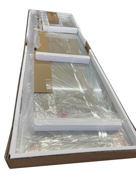 Дверь в нишу Koer SR SD06-120x220-TR-01 прозрачное стекло Easy Clean 8мм, хром (KR5367) KR5367 фото