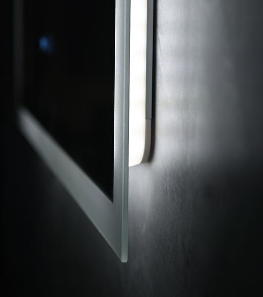 Зеркало Mixxus FLAT MR04-80x60 с Led Touch, Anti-fog, димером, регулятором яркости, часами (MI6928) MI6928 фото