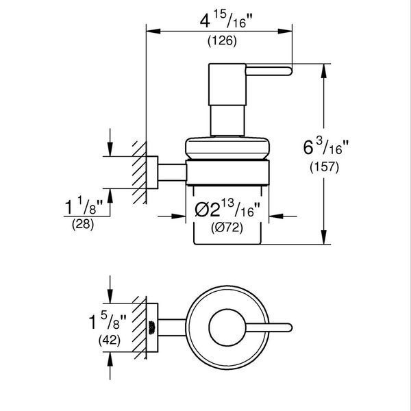 Набор аксессуаров 3в1 Grohe Essentials Cube (BF40511EC) BF40511EC фото