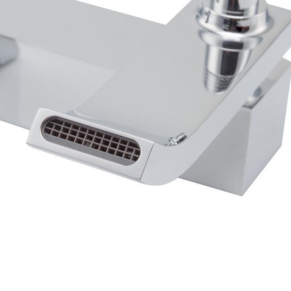Змішувач для ванни з коротким зливом Koer KB-41007-01 (Колір хром) (KR3454) KR3454 фото