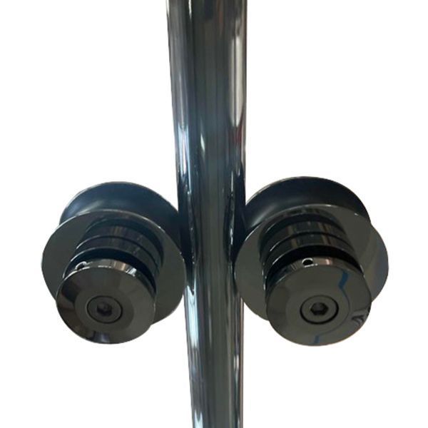 Дверь в нишу Koer SR SD06-120x220-TR-01 прозрачное стекло Easy Clean 8мм, хром (KR5367) KR5367 фото