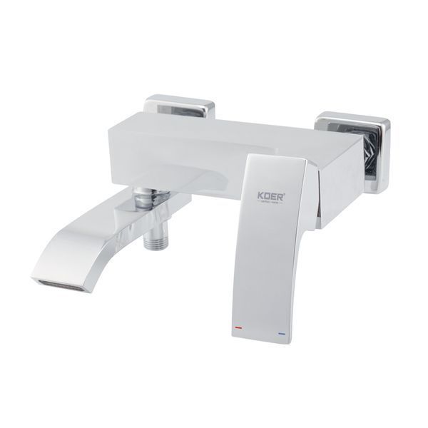 Змішувач для ванни з коротким зливом Koer KB-41007-01 (Колір хром) (KR3454) KR3454 фото
