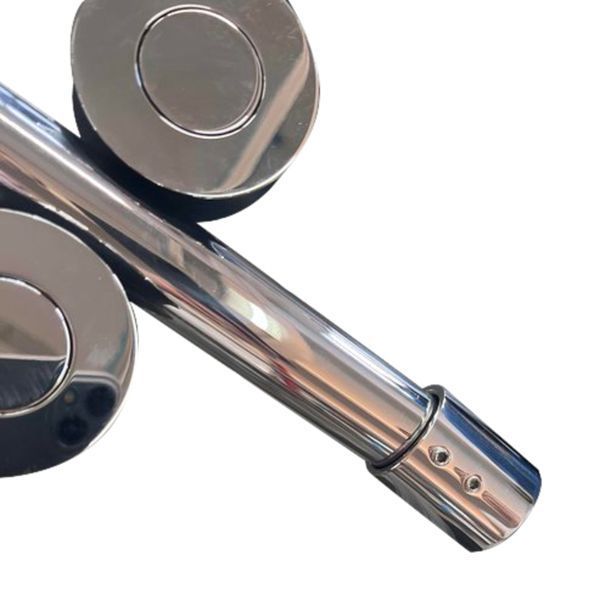 Дверь в нишу Koer SR SD06-120x220-TR-01 прозрачное стекло Easy Clean 8мм, хром (KR5367) KR5367 фото