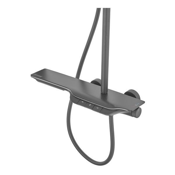 Душова колона з термостатичним змішувачем MIXXUS PREMIUM SPACE-009-J BLACK з кнопковим перемикачем, 3 режими (MI7011) MI7011 фото