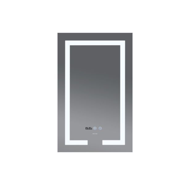 Зеркало Mixxus HARD MR06-60x80-CASE с Led Touch, Anti-fog, димером, регулятором яркости, часами (MI7157) MI7157 фото