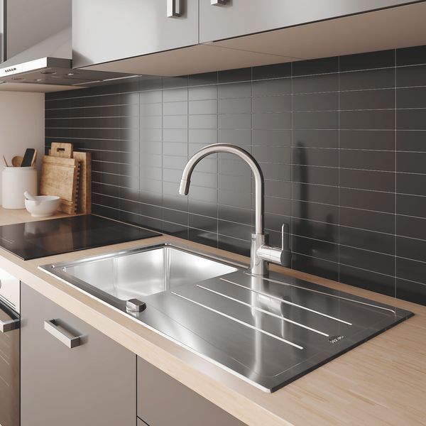 Смеситель для кухни с выдвижным изливом Grohe Eurostyle Cosmopolitan (31126004) 31126004 фото