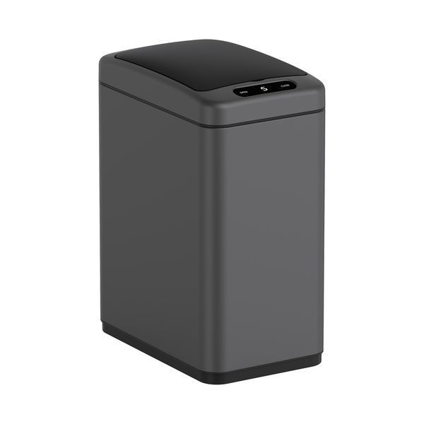 Мусорное ведро сенсорное прямоугольное Koer TC-020408-07 8 л цвет графит (KR5590) KR5590 фото