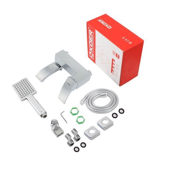 Змішувач для ванни з коротким зливом Koer KB-41007-01 (Колір хром) (KR3454) KR3454 фото