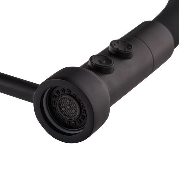 Смеситель для кухни Mixxus Premium Summer 017 BLACK REFL.BLACK (MI6961) MI6961 фото
