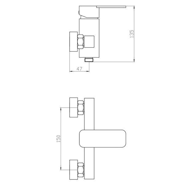 Змішувач для душа Mixxus Relax 003 (MI6251) MI6251 фото