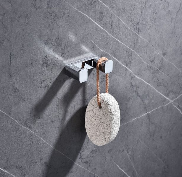 Гачок подвійний Koer AS-0101-2-01 колір хром глянець (KR6157) KR6157 фото