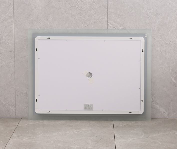 Зеркало Mixxus FLAT MR04-80x60 с Led Touch, Anti-fog, димером, регулятором яркости, часами (MI6928) MI6928 фото