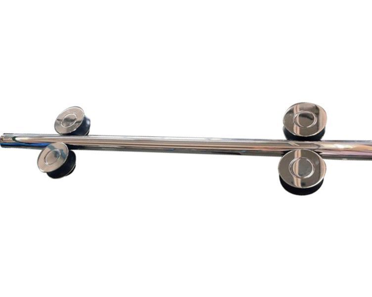 Дверь в нишу Koer SR SD06-120x220-TR-01 прозрачное стекло Easy Clean 8мм, хром (KR5367) KR5367 фото