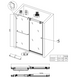 Дверь в нишу Koer SR SD06-120x220-TR-01 прозрачное стекло Easy Clean 8мм, хром (KR5367) KR5367 фото 5