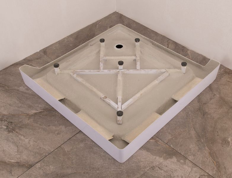Душова кабіна з низьким піддоном Mixxus CUBIC SCT01-100x100x195-FB CHROME матове скло 4мм (MI6904) MI6904 фото