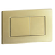 Панель смыва Koer KT-0612-12 240x160x10mm из нержавеющей стали, кнопка квадратная (цвет матовое золото) (KR6121) KR6121 фото 1