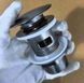 Донный клапан для раковины с переливом Zerix BV-09 GRAY 1 1/4" автоматический Click-Clack (Цвет графит) (MY0415) MY0415 фото 9