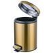 Відро для сміття з плавним закриттям кругле Mixxus Ellipse-TC0205 Brushed Gold 5л (колір матове золото) (MI8400) MI8400 фото 7