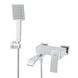 Змішувач для ванни з коротким зливом Koer KB-41007-01 (Колір хром) (KR3454) KR3454 фото 1